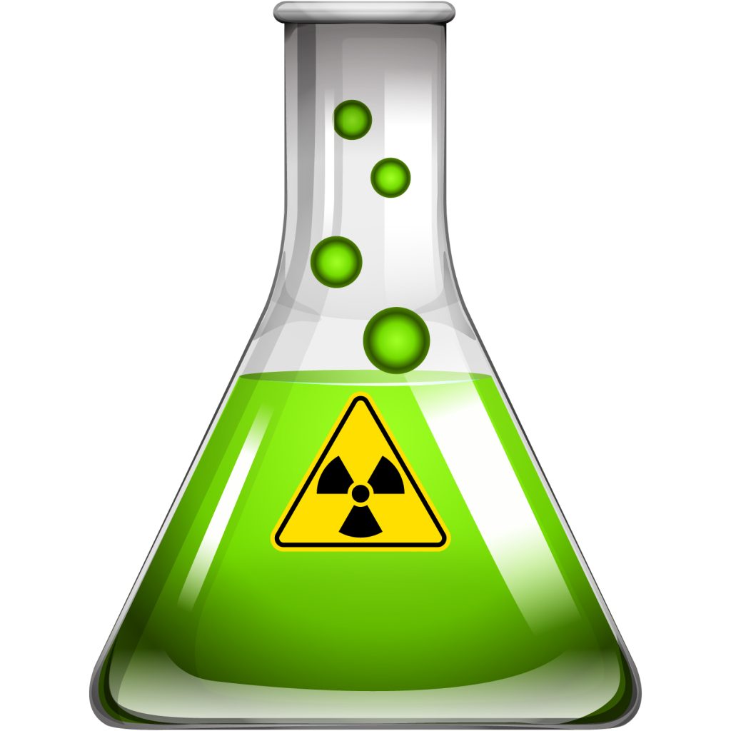 Green conical flask parties and signs