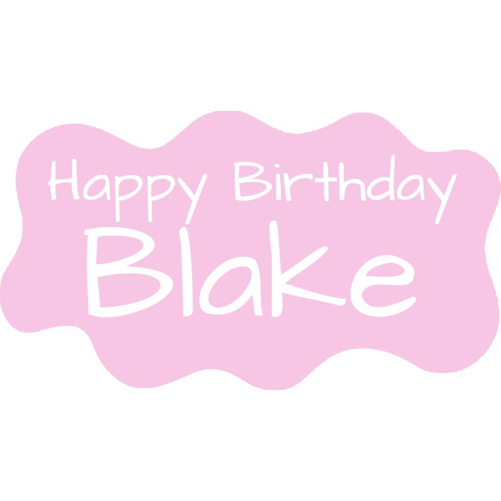 Pink puddle name sign parties and signs