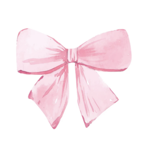 Pink Watercolour Bow Cutout – Parties And Signs