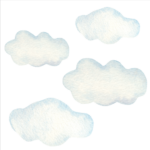 Watercolour Clouds Cutouts – Parties And Signs
