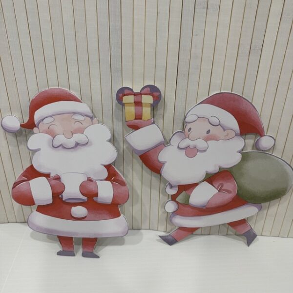 Mini Santa Cutout Set  (Outlet)