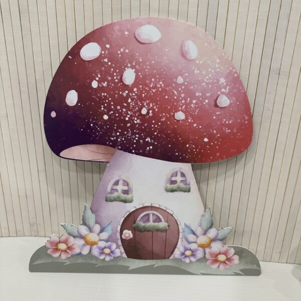 Red Fairy House Toadstool  (Outlet)