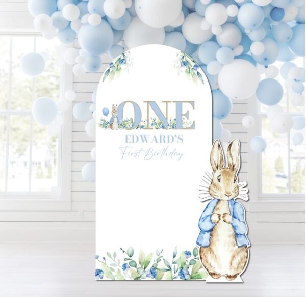 Bunny in Blue Jacket Birthday Bundle Set