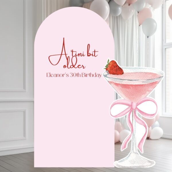 Strawberry Martini Backdrop Set