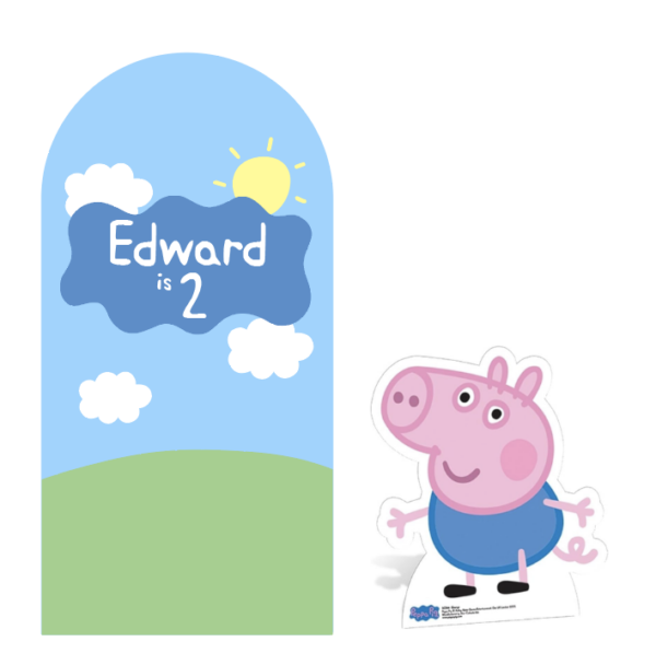 George Pig Cardboard Cutout Birthday Bundle