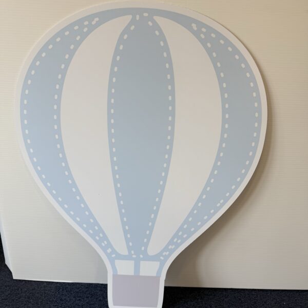 Blue Hot Air Balloon Cutout  (Outlet)