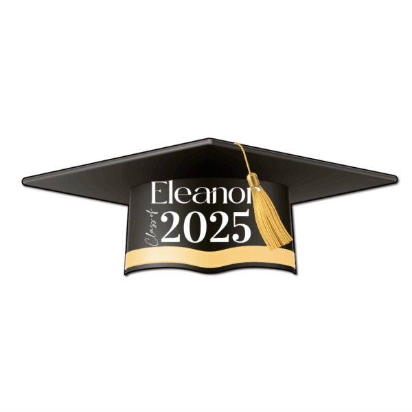 Class of 2025 Graduation Hat Cutout - Image 2