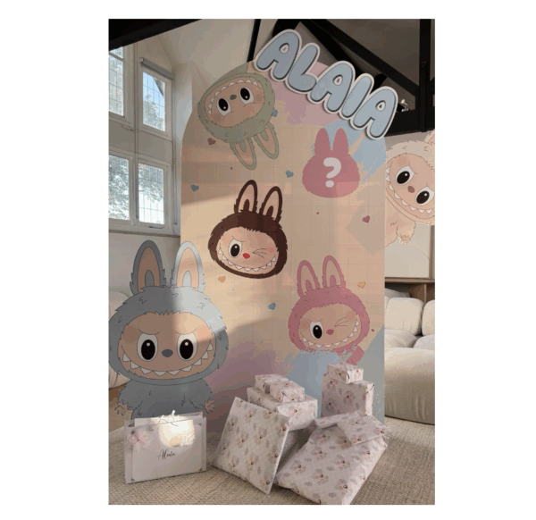 Monsters Birthday Backdrop
