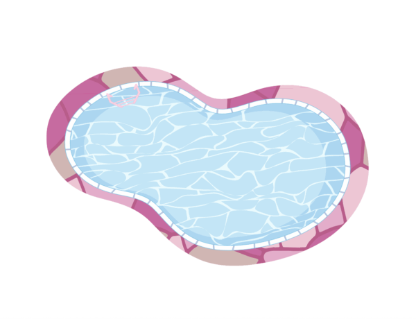 Malibu Dollhouse Pool Floor Mat