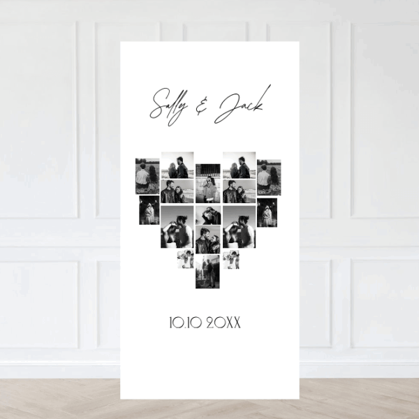 Heart Collage Sailboard