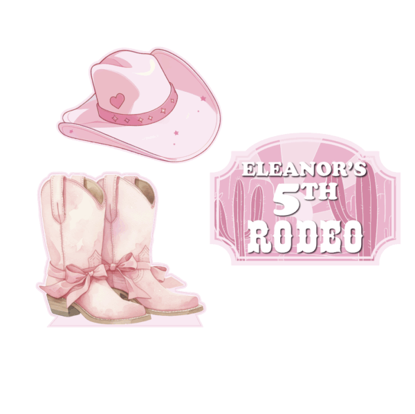 Pink Rodeo Cutout Set - Image 2