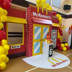 Fast Food Backdrop