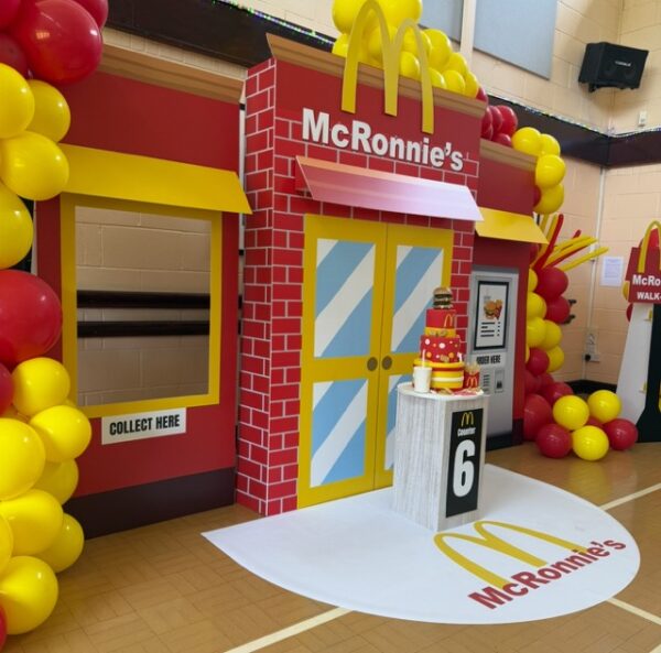 Fast Food Backdrop
