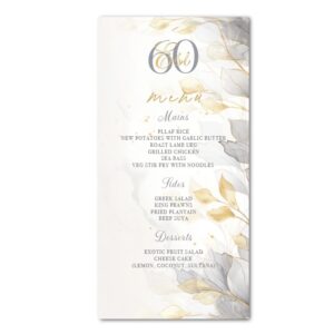 Floral Luxe Menu