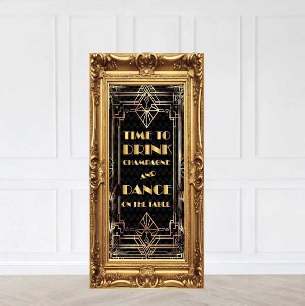Ornate Frame Gatsby Backdrop