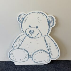 White and blue bear Cutout (Outlet)