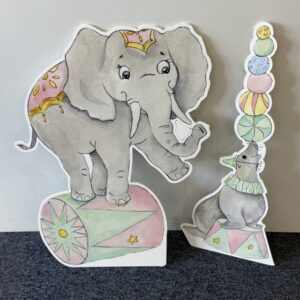 Small Pastel Circus Cutout Set(Outlet)