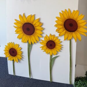 Small Sunflower Cutout Set  (Outlet)