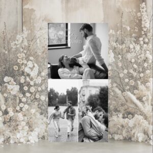Wedding Trio Collage Welcome Sign
