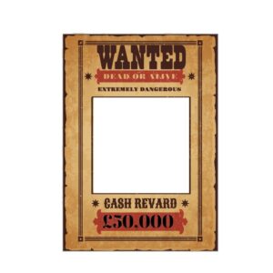 Wanted Selfie Frame