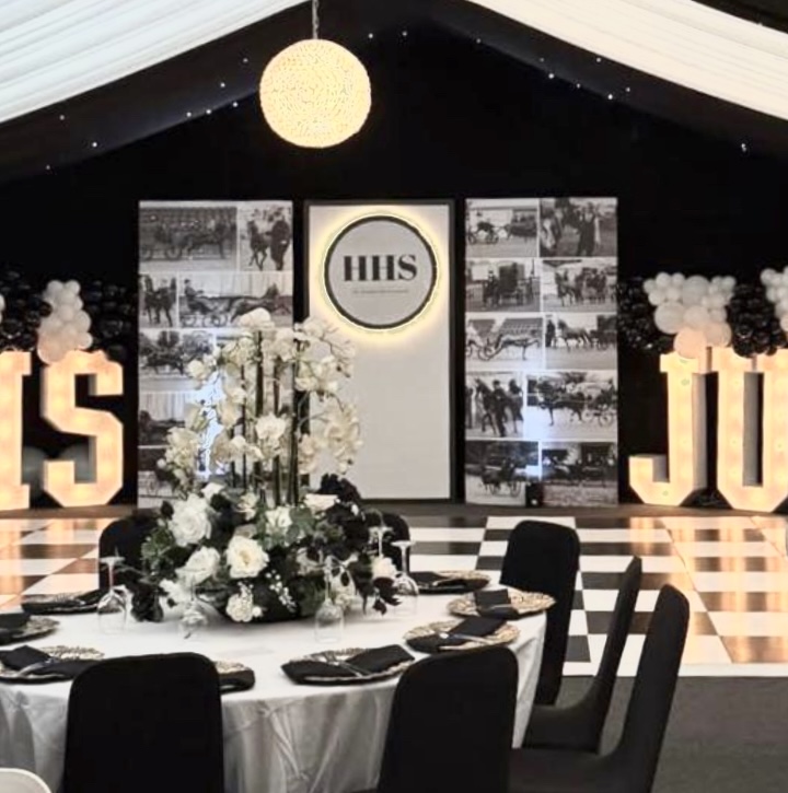 Monochrome Collage Backdrop Set