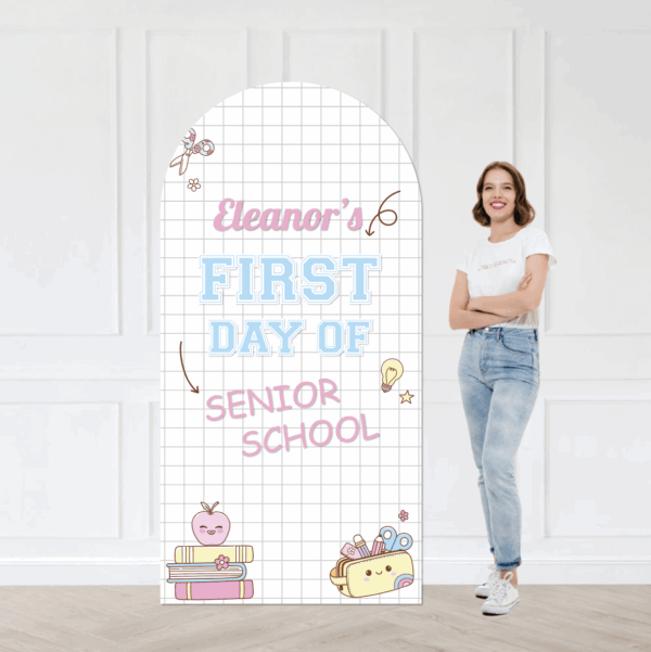 Back To School Math Backdrop