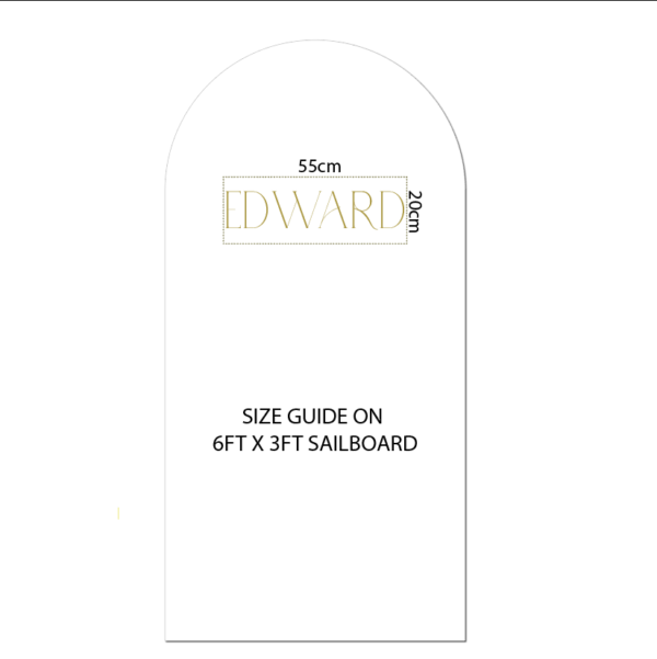 Mirror Gold Vinyl Sticker - Image 2