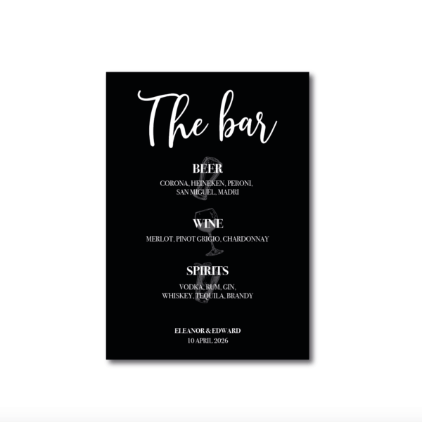 Classic Bar Menu - Image 2