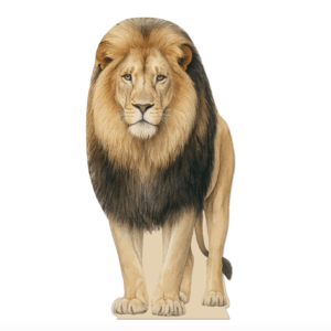Lion cutout