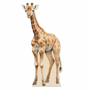 Giraffe cutout