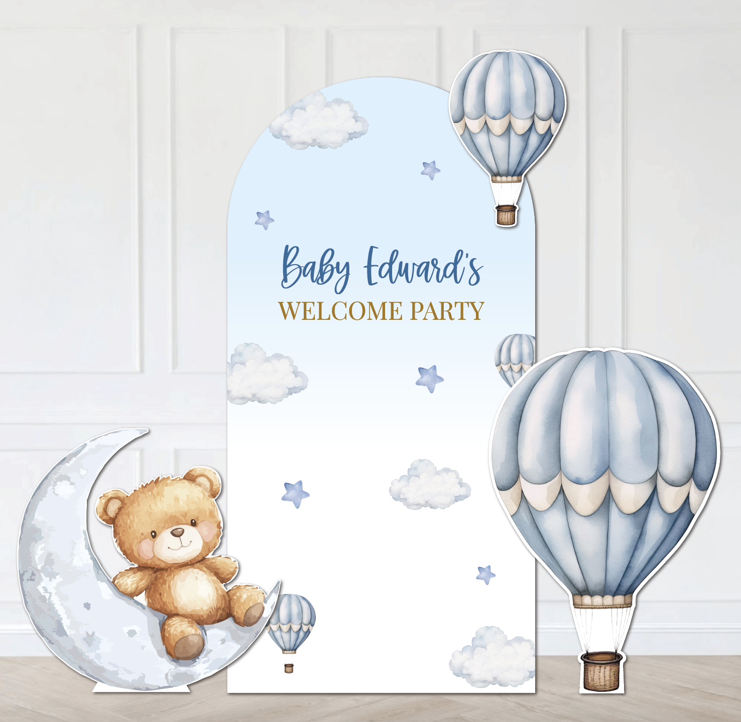 Baby shower backdrop bundle