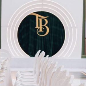 Backdrop Monogram (Antique Gold)