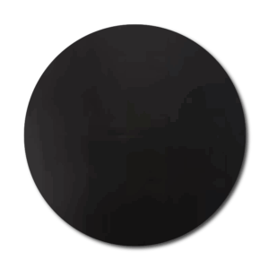Black Blank Circle Disc (Outlet)