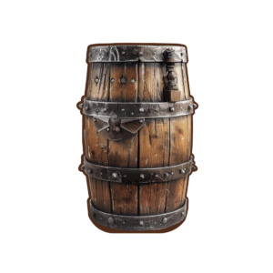 Pirate Barrel Cutout