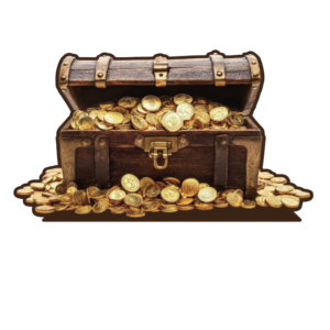 Pirate Treasure Chest Cutout