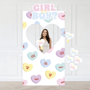 Gender reveal bundle inspired by love heart sweets