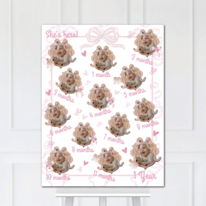 Here to One Year Collage