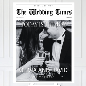 The Wedding Times Welcome Sign