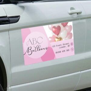 Magnetic Vehicle Sign