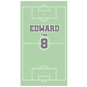 Sage Football Pitch Birthday Sailboard