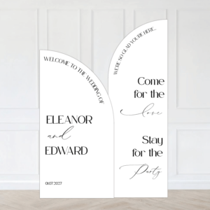 Love & Party Wedding Welcome Duo