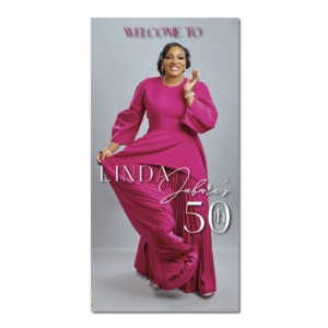 50th Birthday Picture Board Welcome Sign