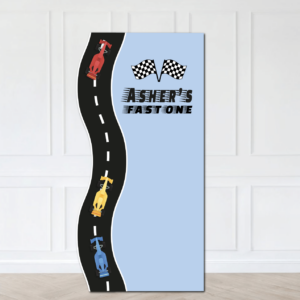 Fast Cars Wave Backdrop