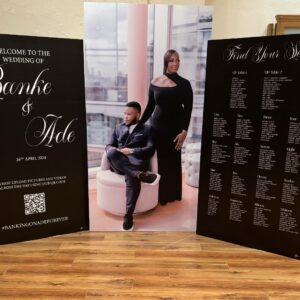 Wedding Picture Welcome Sign & Seating Plan Set