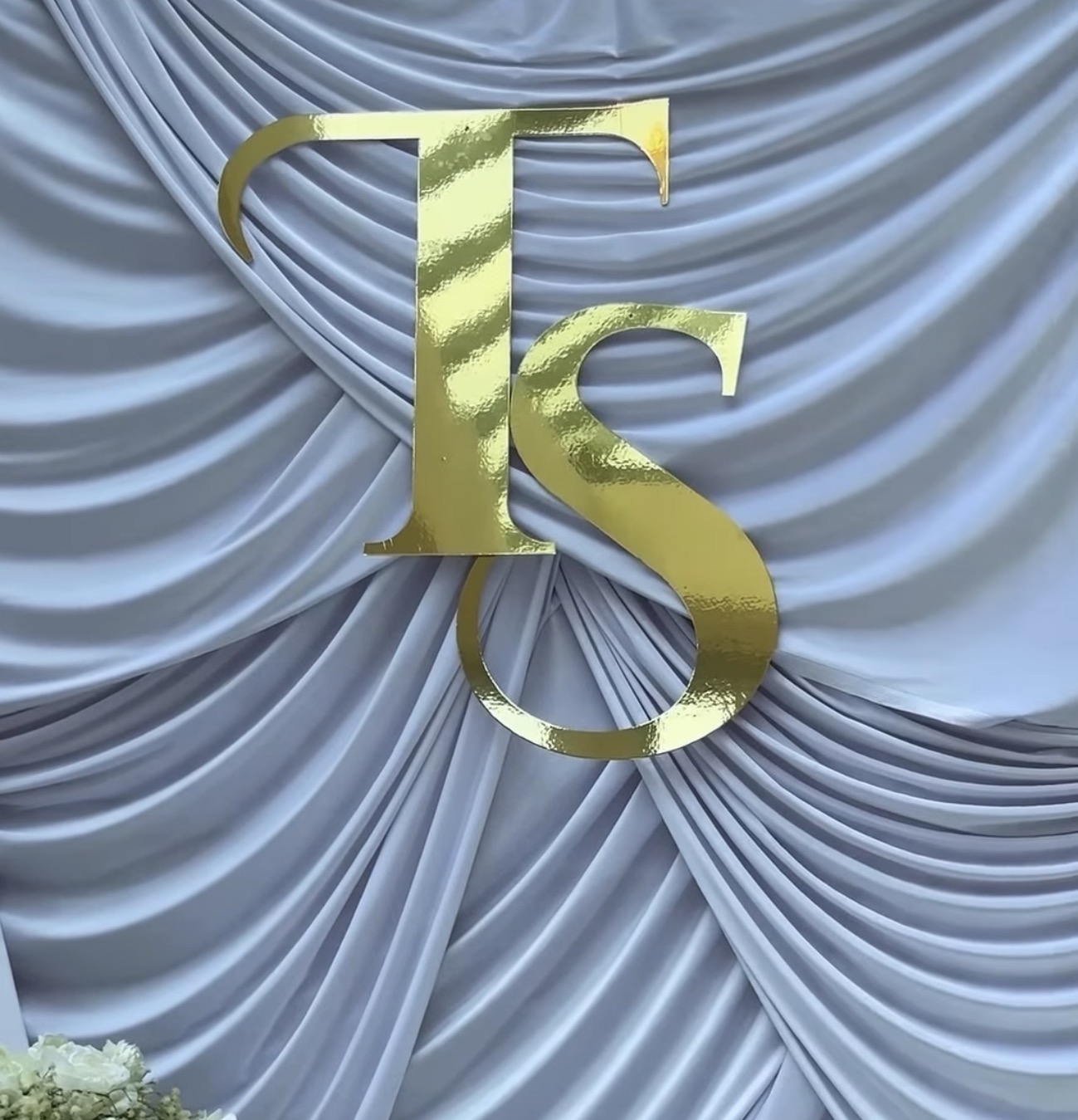 Chrome Gold Monogram