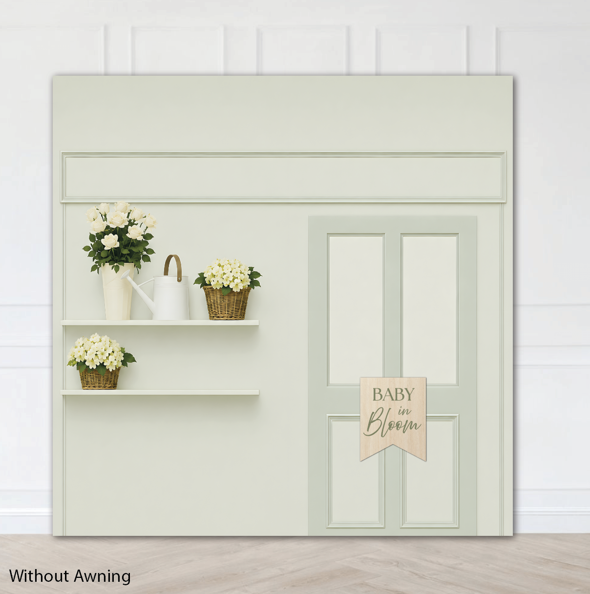 Pastel Green Boutique with 3D Awning - Image 2