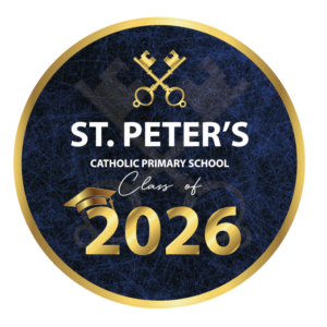 Navy & Gold School Leavers Circle Sign