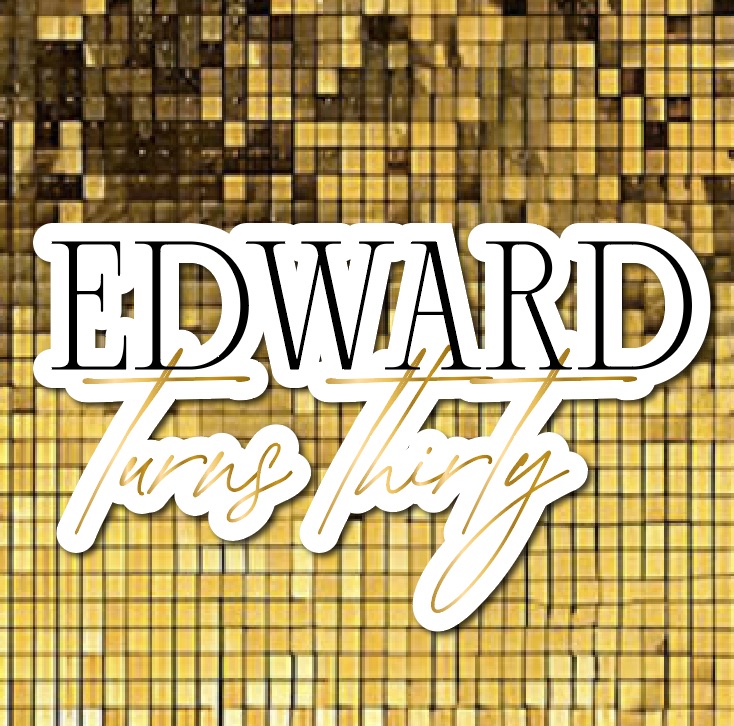 Shimmer Wall Name Sign (Black & Gold Text)