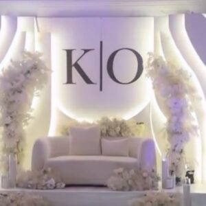 Black Monogram Sign