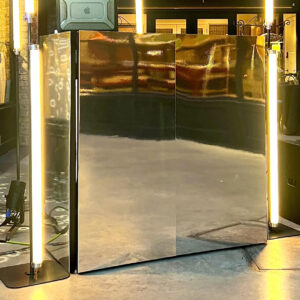 Mirror DJ Booth Wrap